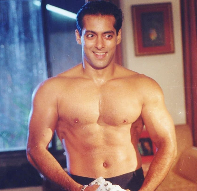 Shirtless Bollywood Men Salman Khan In The S Pure Shirtless